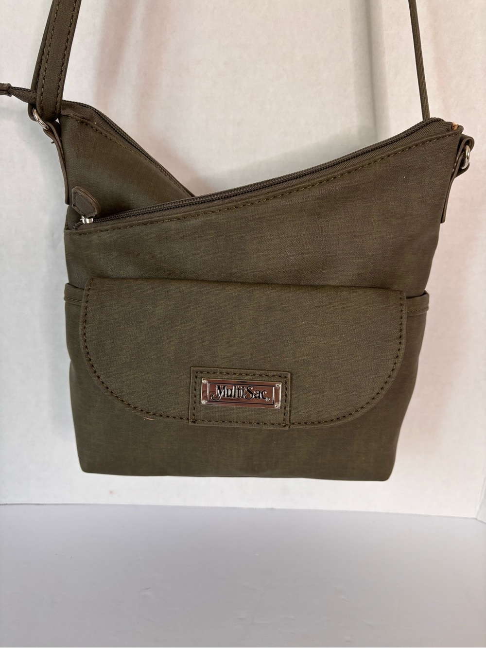 MultiSac Olive Crossbody Bag